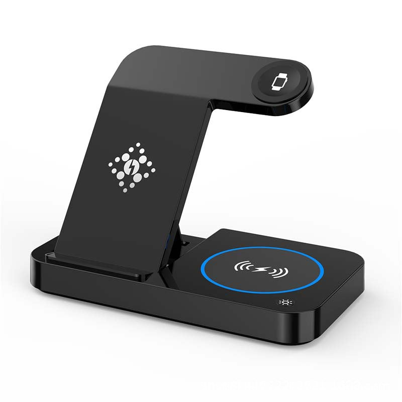 3-in-1 Wireless Charging Station 2026 - Fast Charge iPhone, Apple Watch, AirPods - Magnetic Stand