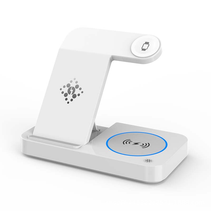 3-in-1 Wireless Charging Station 2026 - Fast Charge iPhone, Apple Watch, AirPods - Magnetic Stand