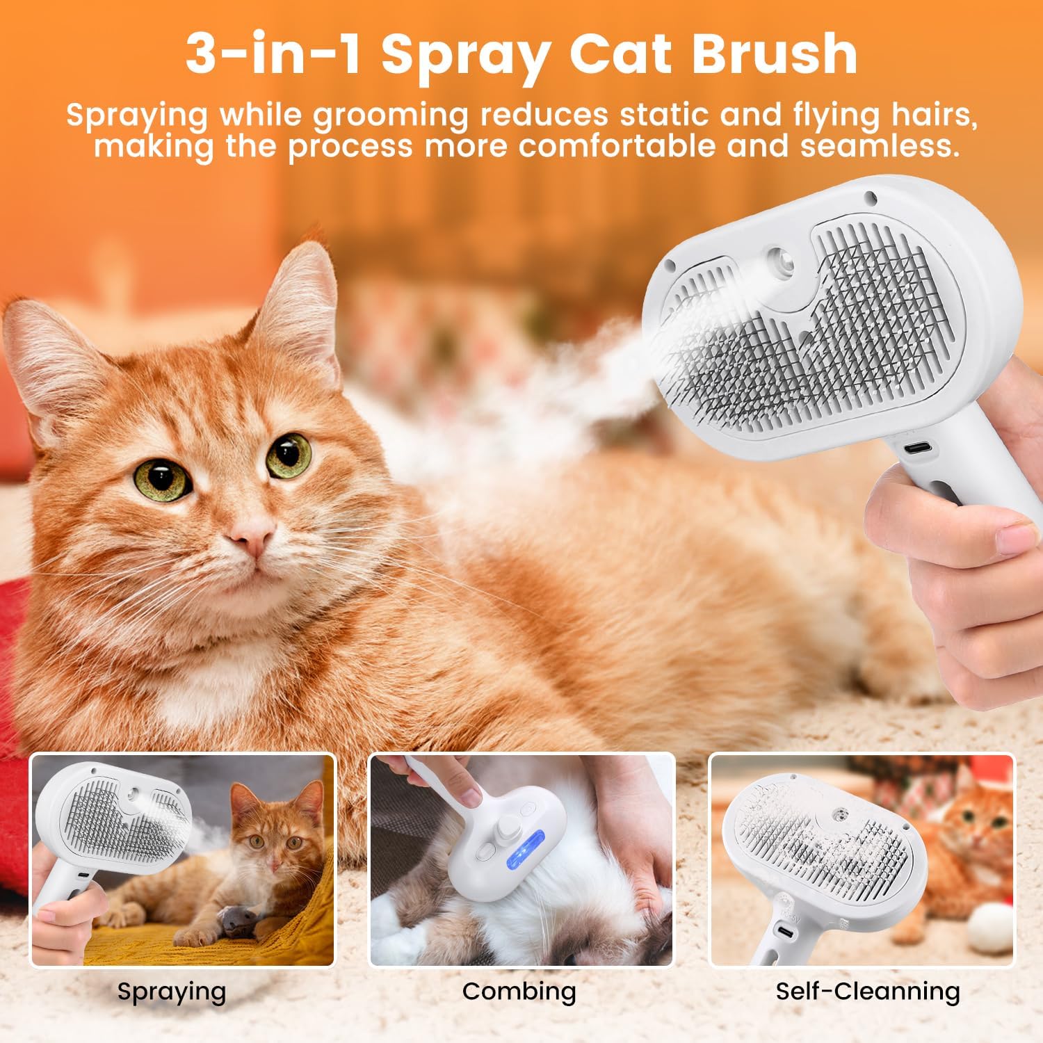 Dog & Cat Magic Grooming Brush