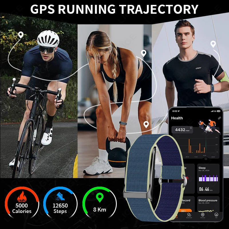 2026 Fitness Tracker Band - Heart Rate Monitor - Sleep Analysis - Waterproof - 14-Day Battery