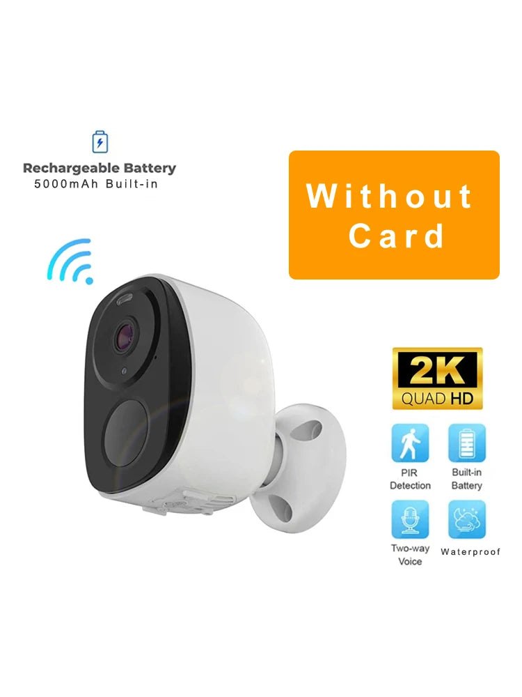 Wireless Security Camera 2026 - 1080p HD WiFi Indoor Cam - Night Vision - Motion Detection - Two-Way Audio