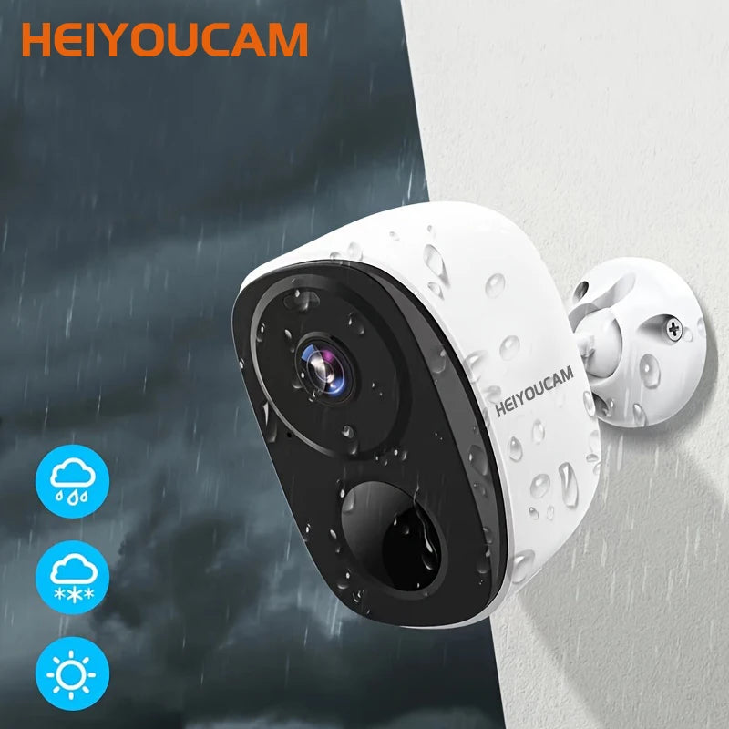 Wireless Security Camera 2026 - 1080p HD WiFi Indoor Cam - Night Vision - Motion Detection - Two-Way Audio