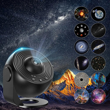 Galaxy Star Projector 2026 - LED Nebula Night Light - Bluetooth Speaker - Remote Control - Timer