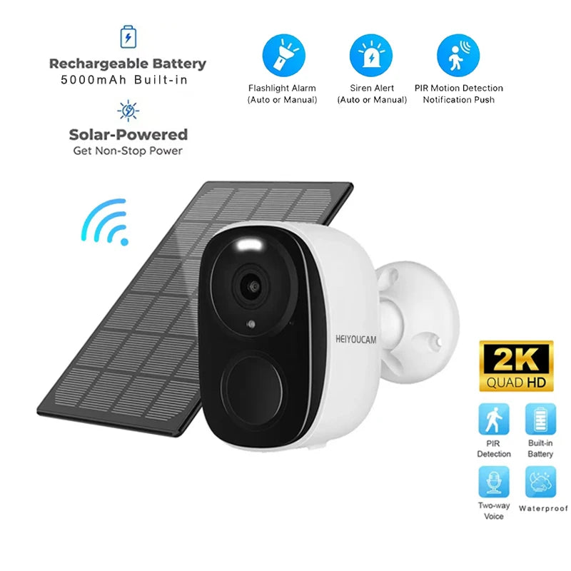 Wireless Security Camera 2026 - 1080p HD WiFi Indoor Cam - Night Vision - Motion Detection - Two-Way Audio