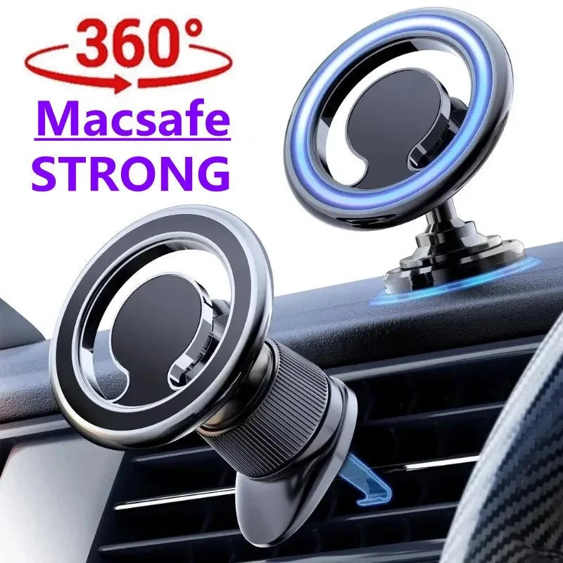 Magnetic Phone Car Mount 2026 - 360° Rotation - Universal Dashboard Holder - Super Strong Magnet
